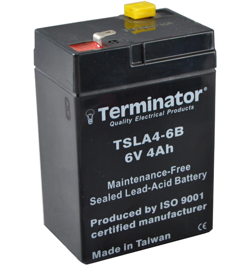 BATTERY 6V-4AH TERMINATOR  