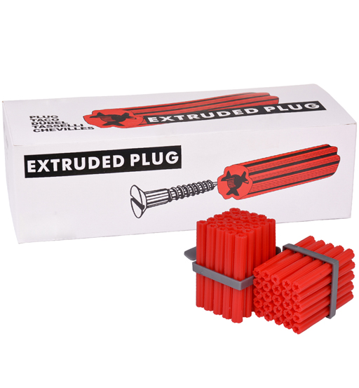 SAFEPLUS EXTRUDED PLUG RED 6X38 6MM