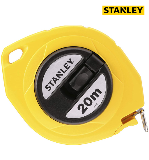 STANLEY CLOSED CASE STEEL MEASURING TAPE 20M