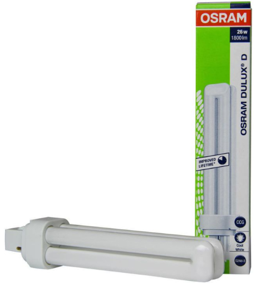 OSRAM PL LAMP 26W 2P 840                