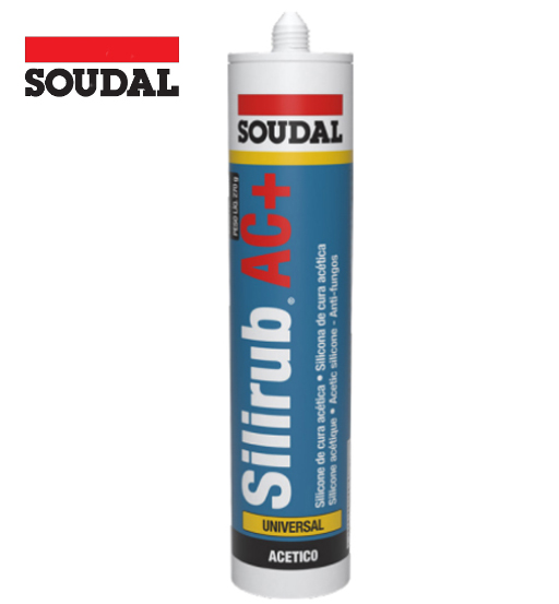 SOUDAL SILIRUB AC+ BLACK 280ML      