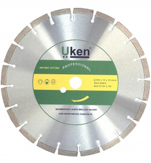 UKEN REINFORCED CONCRETE DIAMOND BLADES 500MM