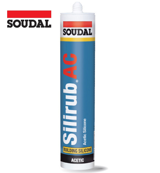 SOUDAL SILIRUB AC+ WHITE 280ML 