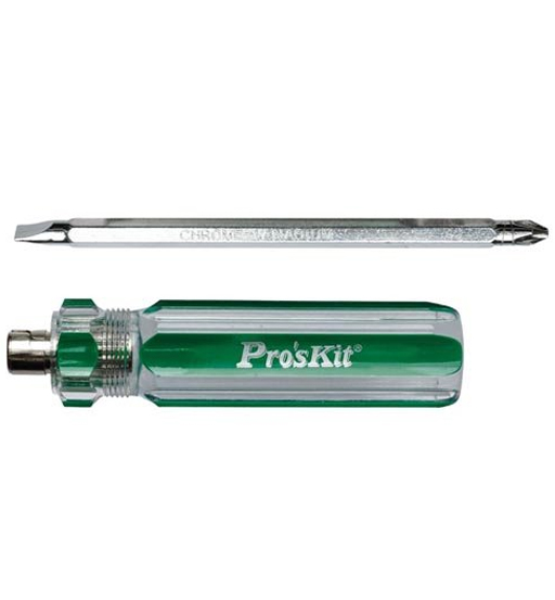 PROSKIT REVERSIBLE SCREWDRIVER DOUBLE END(6.0X100MM)  