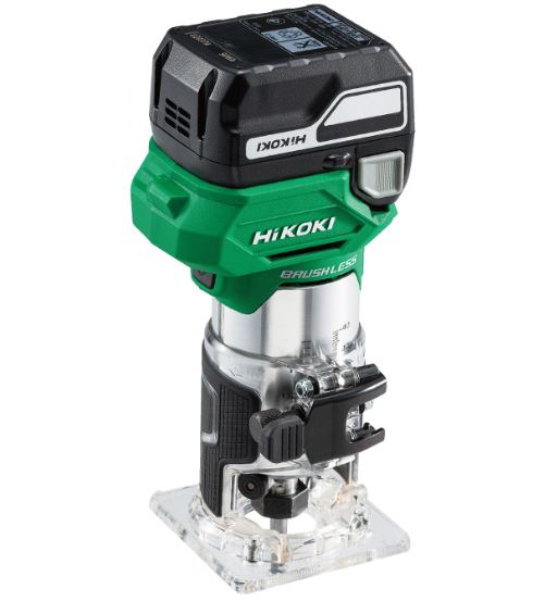  CORDLESS LAMINATE TRIMMER,6MM,36V,BRUSHLESS,SPEED  CONTROL,2.5Ah BATTERY-HIKOKI