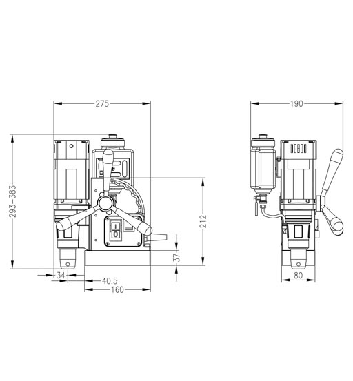 EUROBOOR ECO.37S+ MAGNETIC DRILLING MACHINE