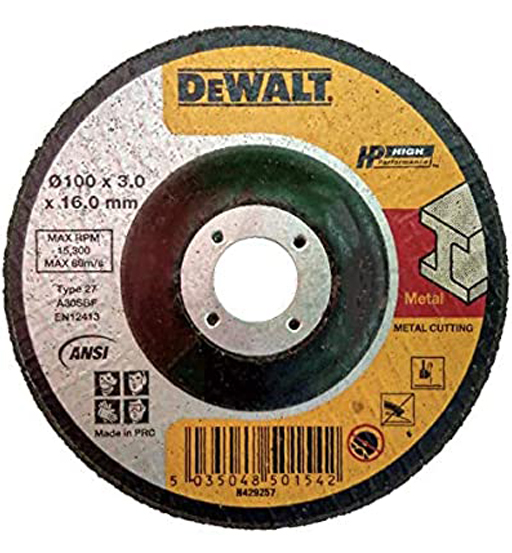 DEWALT DWA4514IA-AE METAL GRINDING WHEEL 115X6X22MM