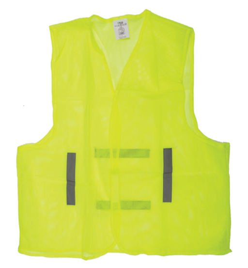 UKEN SAFETY JACKET GREEN MESH TYPE - M