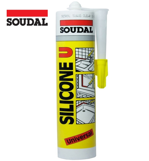 SOUDAL SILICONE WHITE 280 ML