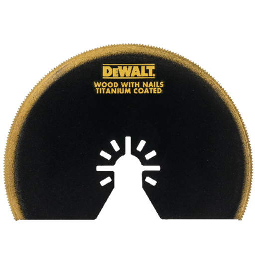 DEWALT OSCILLATING TITANIUM SEMICIRCLE BLADE 102MM