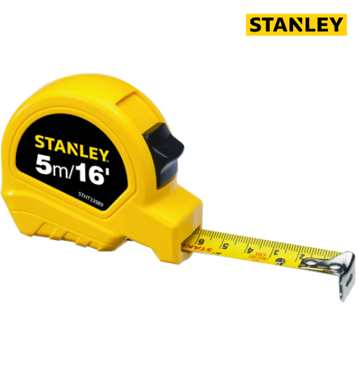 STANLEY GLOBAL SHORT TAPE 5M/16' X 19MM