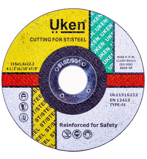 UKEN CUTTING DISC S/STEEL 4.5