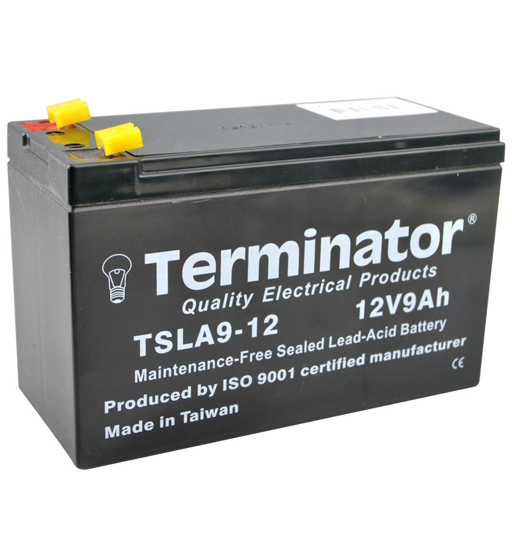 BATTERY 12V-9AH TERMINATOR     