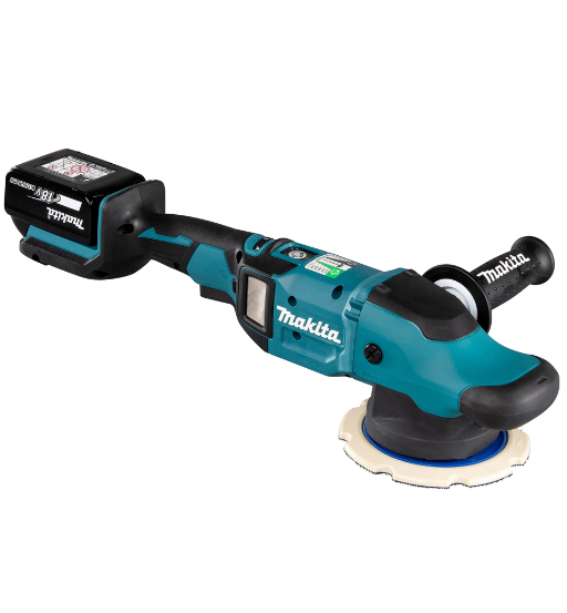 MAKITA CORDLESS RANDOM ORBIT POLISHER(BL) FOR 18V LI-ION LXT WITH BATTERY AND CHARGER KIT