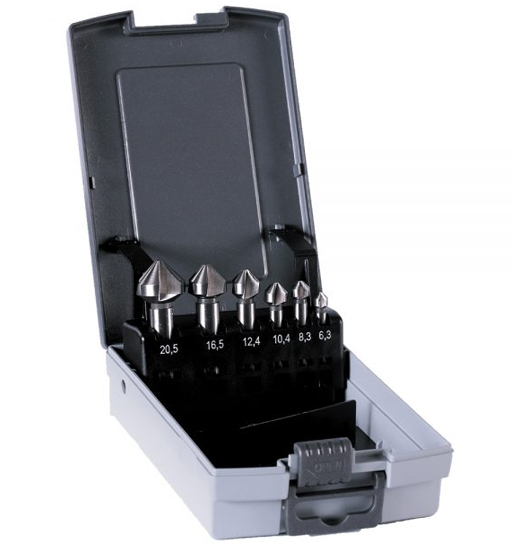 EUROBOOR COUNTERSINK BIT SET (6.3MM TO  20.5MM)