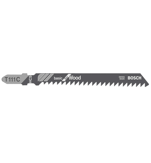 BOSCH T 111 C BASIC FOR WOOD JIGSAW BLADE