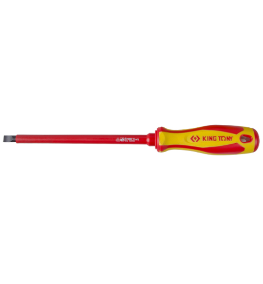 KING TONY INSULATED SCREW DRIVER FLAT   