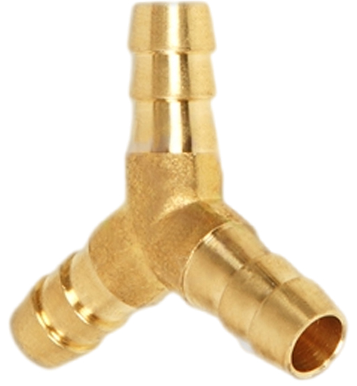 BRASS HOSE Y CONNECTOR 12MM