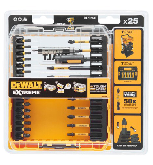 DEWALT 25pc FLEXTORQ SCREW DRIVING SET