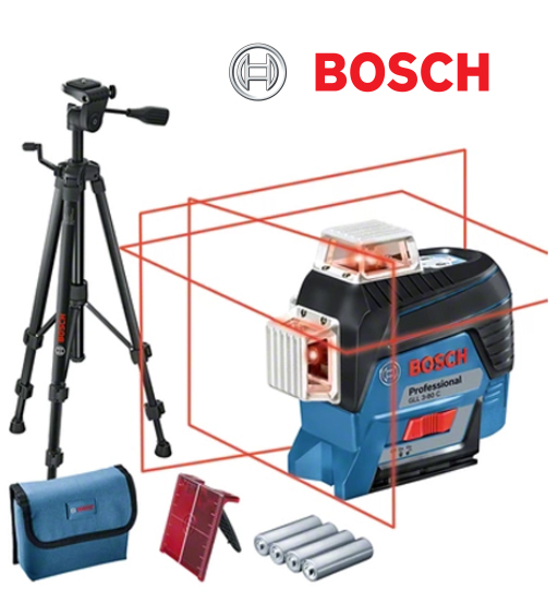 BOSCH LINE LASER LEVEL # 0601063R01 # GLL3-80C+BT150