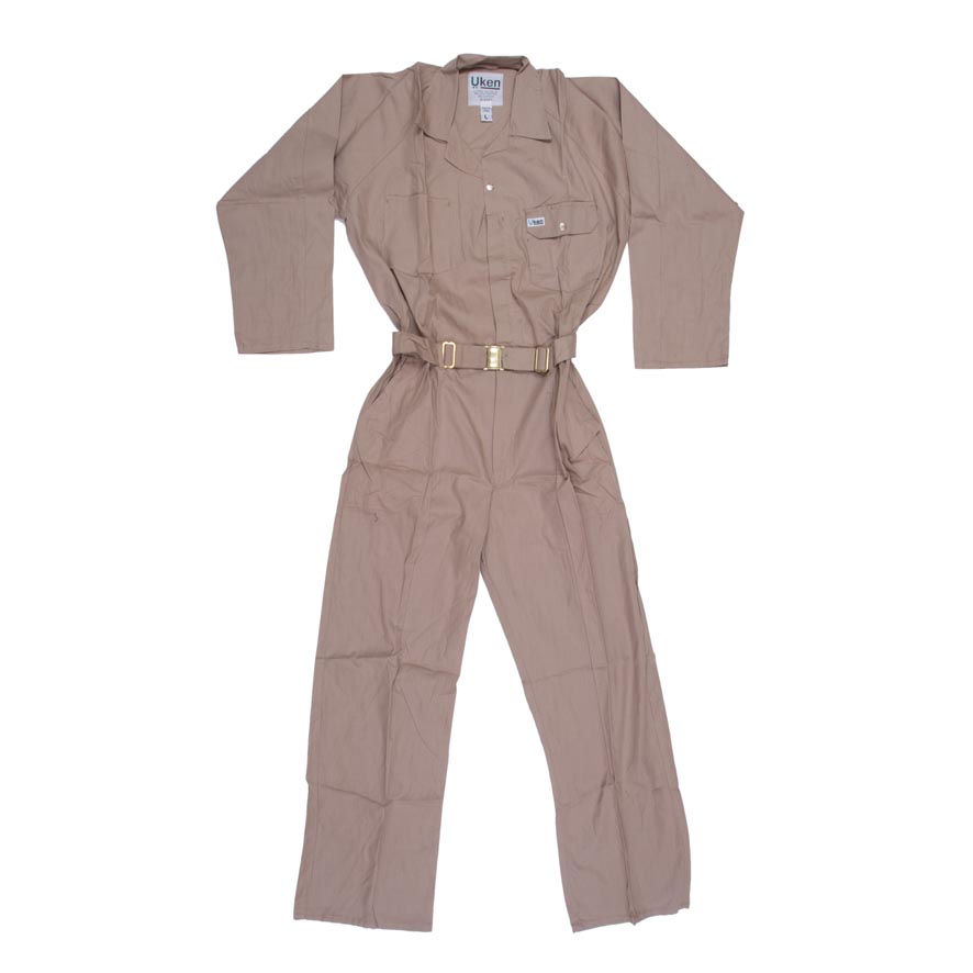 UKEN COVERALL 65/35 BEIGE XL