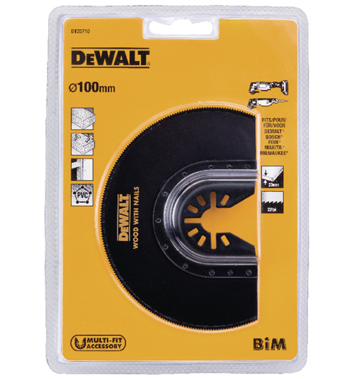 DEWALT OSCILLATING FLUSH CUT BLADE 102MM