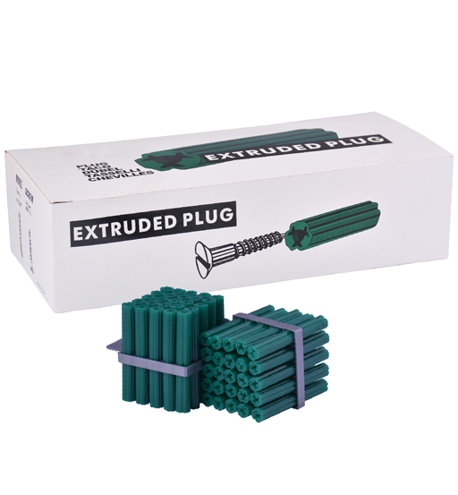 SAFEPLUS EXTRUDED PLUG GREEN 7X25MM