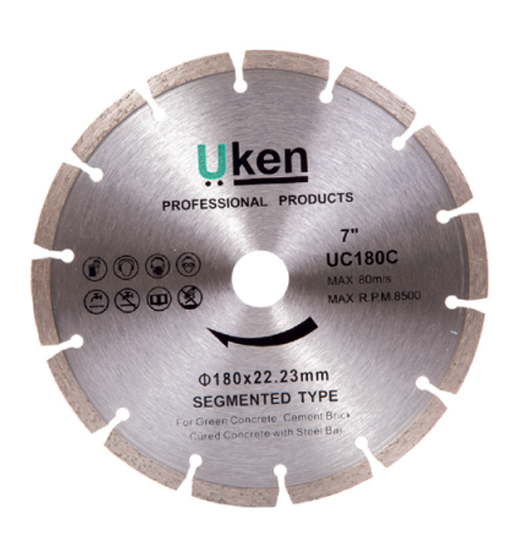 UKEN DIAMOND BLADE CONCRETE CUTTING 100MM 