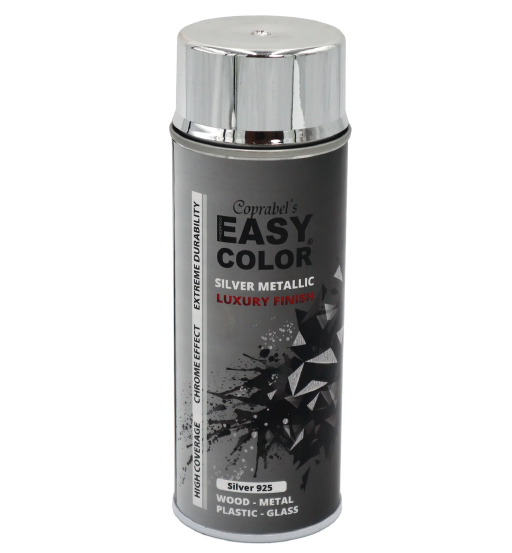 EASY COLOR SILVER METALLIC SPRAY 925-400ML 