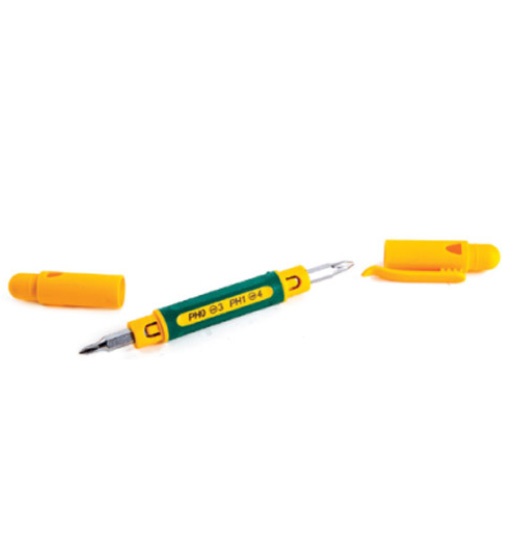 POCKET SCREW DRIVER (FLAT & STAR - SIZE: PH0 3, PH1 4)-UKEN