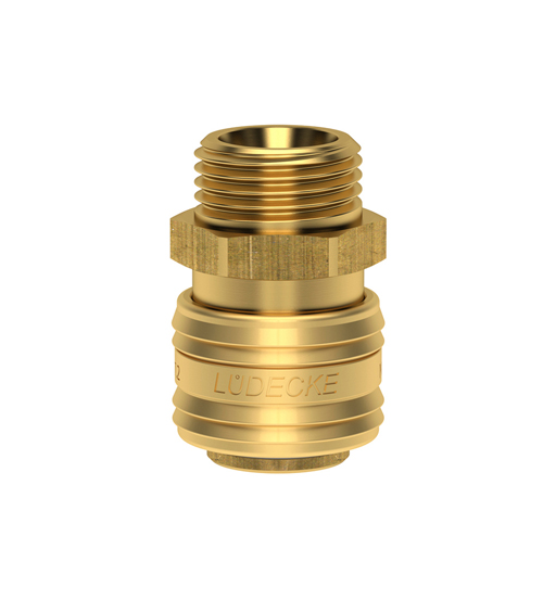 LUDECKE QUICK COUPLING ½ MALE