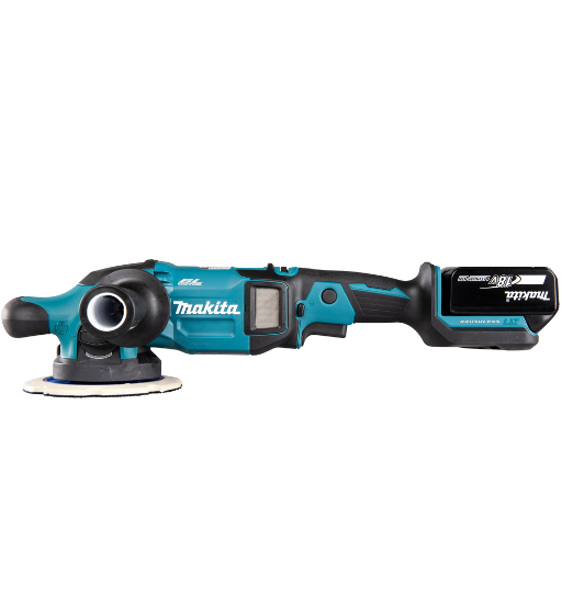 MAKITA CORDLESS RANDOM ORBIT POLISHER(BL) FOR 18V LI-ION LXT WITH BATTERY AND CHARGER KIT