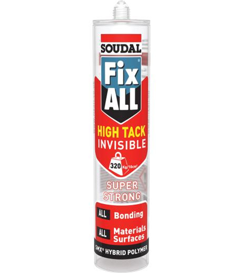 SOUDAL FIX ALL HIGH TACK INVISIBLE 290ML
