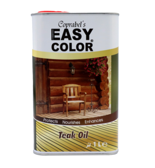 EASY COLOR TEAK OIL BROWN - 1LTR        