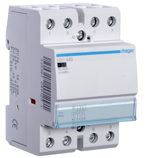 CONTACTORS 40A 4P HAGER