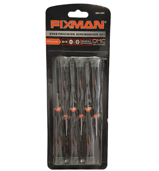 PRECISION SCREW DRIVER SET 6PC MIX2