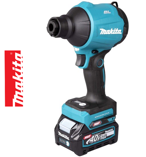 MAKITA CORDLESS DUST BLOWER(BL) FOR 40V MAX LI-ION XGT WITH BATTERY AND CHARGER