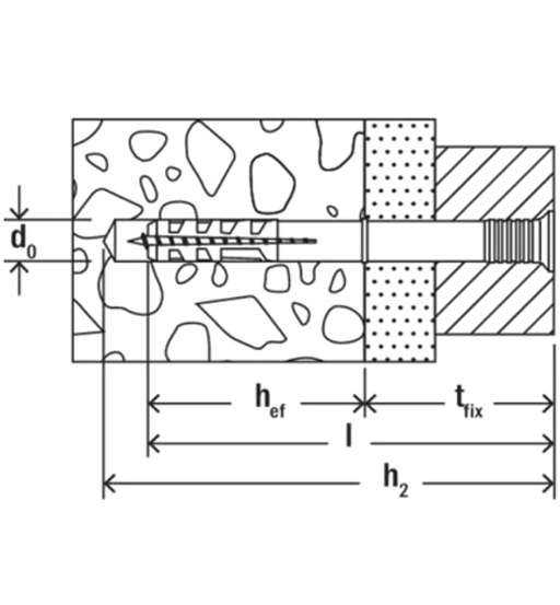 FISCHER HAMMER FRAME FIXING 10 X 160